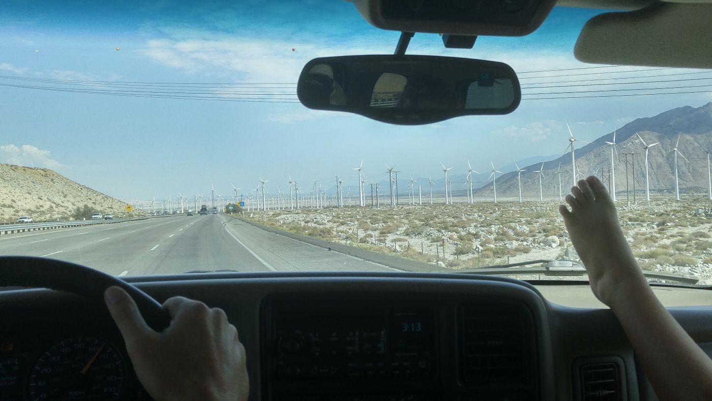 Wind Turbines Palm Springs