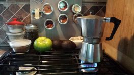 Our Coffee Source: the Moka Pot.