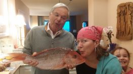 Whole Snapper for Dinner. Thanks, Mr. Fish.