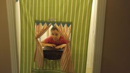 Luna Prepares for Puppet Show.