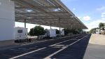 Power Parasols Provide Shade while Harnessing Solar Power. Tucson KOA.