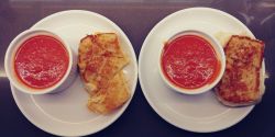 Tomato Soup & Grilled Cheese Love