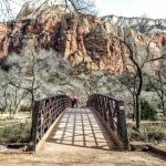Zion National Park Zion National Park Lodge roadtrip bridge