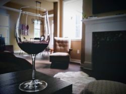 Something delightful and red from Tiffany's Wine & Spirits, my fave wine shop. wine from tiffanys