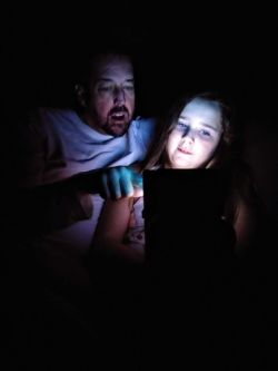Dad & Daughter Discovery dad daughter by the light