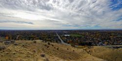 A view from Seaman's Gulch Trail, looking south toward Boise. seaman's gulch overlook boise